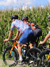 Lade das Bild in den Galerie-Viewer, Männer in bunten Hawaii Rennradoutfits Marinella und Waikiki
