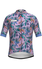 Lade das Bild in den Galerie-Viewer, Produktbild des Marinella Hawaii Radtrikots bunt mit Blumen
